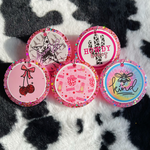 3inch 5pcs Honey Cuty Card Car Freshies---Free Shipping