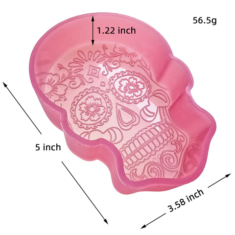 MJ-29 Skull Halloween Silicone Freshie Mold
