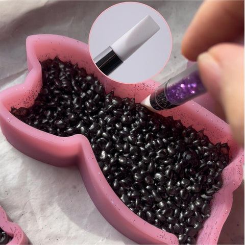 2 Pcs Dual Tipped Silicone Tools Art Sculpture Pen Rhinestone Carving Pen Rubber Tip for Car Freshie