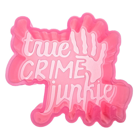 MJ-370 True Crime Junkie Halloween Silicone Freshie Mold