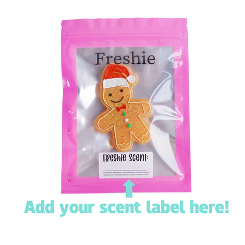 100 pcs Car Freshie Foil Packing Bags – Aluminum Resealable Bags for Scented Freshies