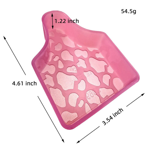 MJ-41 Cow Ear Tag Shaped Silicone Freshie Mold