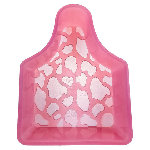 MJ-41 Cow Ear Tag Shaped Silicone Freshie Mold