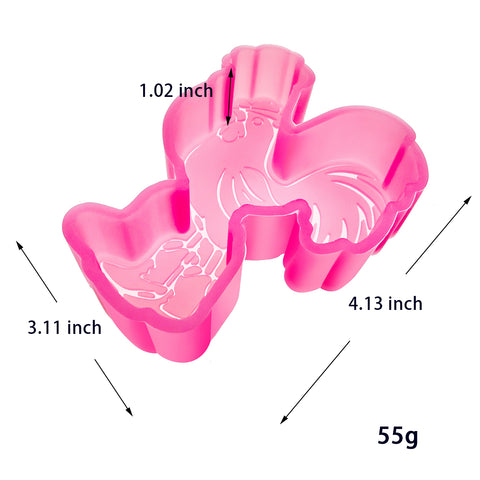 MM-136 Rooster Cowboy Silicone Freshie Mold