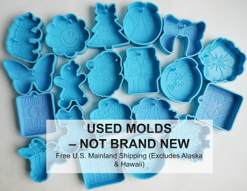 20 Mixed Used Silicone Freshie Molds  | $50 Free Shipping