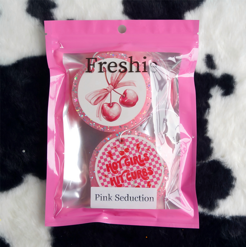 Bow Cherry Set – 3inch Mixed Design Car Freshies (2pcs)| Free Shipping