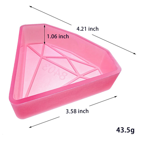 MM-140 Diamonds Silicone Freshie Mold