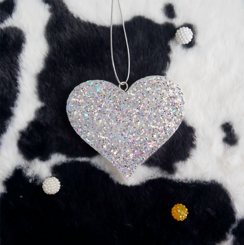 Sparkling Heart Car Freshie | Midnight Ice Scent| Free Shipping