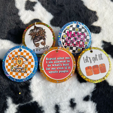 3inch 5pcs Mixed Design Card Car Freshies--Free Shipping
