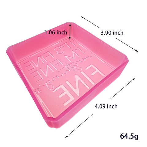 MJ-413 I'm FINE Silicone Freshie Mold