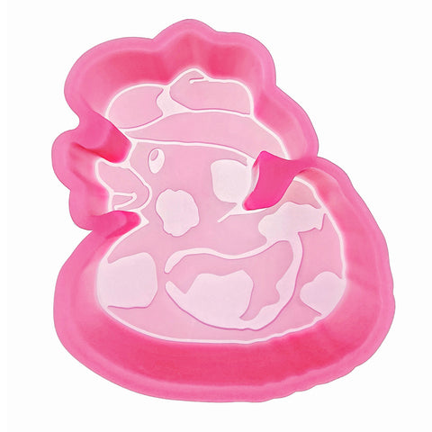 MJ-518 Cowboy Rubber Duck Silicone Freshie Mold