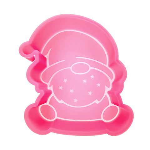 MM-123 Christmas Gnome with Star Silicone Freshie Mold