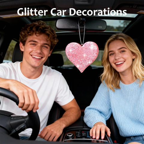 Pink Heart Car Freshie | Pink Seduction Scent| Free Shipping