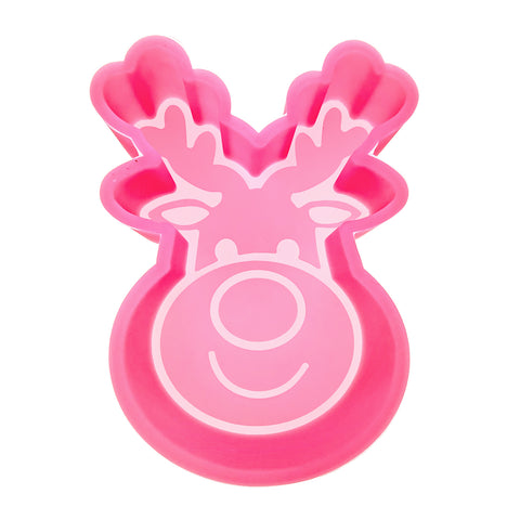 MM-124 Christmas Reindeer Silicone Freshie Mold