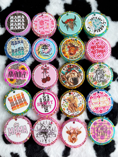 3inch 20pcs Mixed Card Design A Car Freshies--Free Shipping