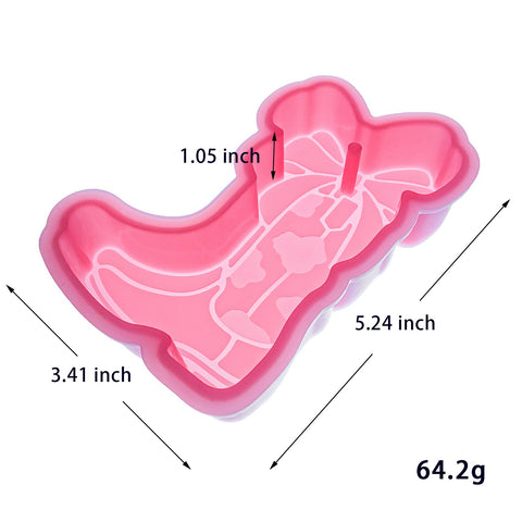 MJ-453 Boots with Bow Silicone Freshie Mold