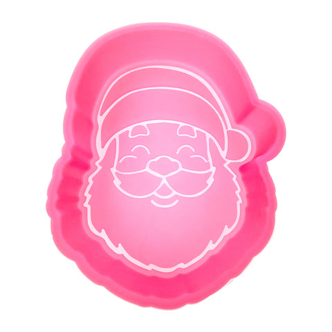 MM-128 Christmas Smiling Santa Claus Silicone Freshie Mold