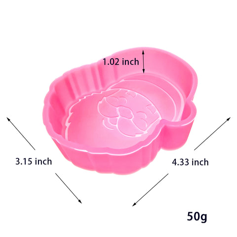 MM-128 Christmas Smiling Santa Claus Silicone Freshie Mold