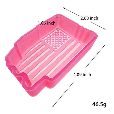 MJ-416 American Flag Independence Day Silicone Freshie Mold