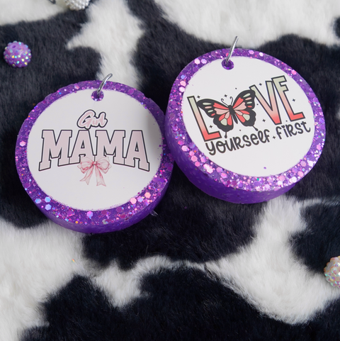 Bow Mama Set – 3inch Mixed Design Car Freshies (2pcs)| Free Shipping