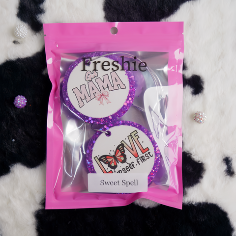 Bow Mama Set – 3inch Mixed Design Car Freshies (2pcs)| Free Shipping