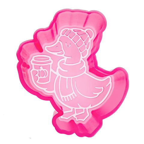 MM-132 Winter Duck Silicone Freshie Mold