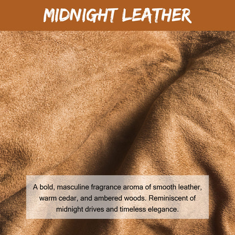 Midnight Leather  Scented Aroma Beads