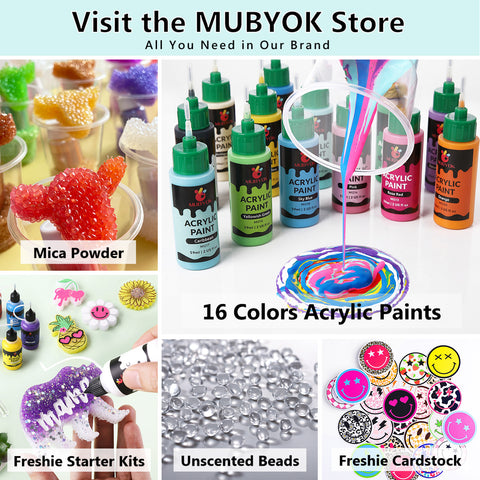 Matte Acrylic Paint Set with Precision Tip – 1oz Bottles (12-Pack)