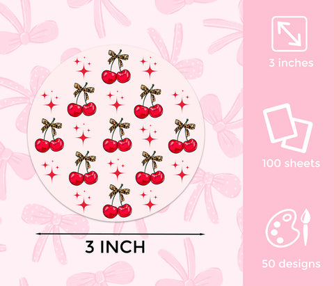 Mixed Variety D Set 100pcs Car Freshies Cardstock
