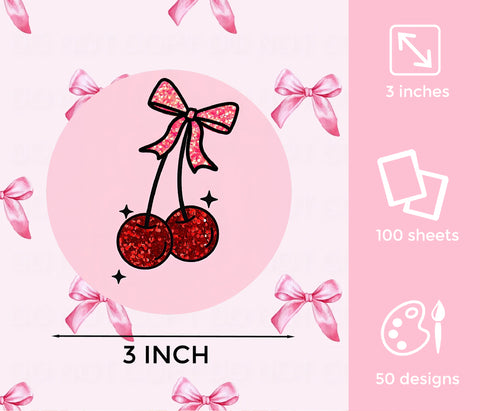 Mixed Variety B Set 100pcs Car Freshies Cardstock