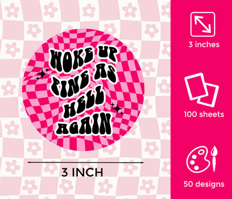 Mixed Variety A Set 100pcs Car Freshies Cardstock