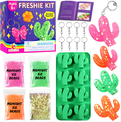 Freshie Beginner Starter Bundle – 3 Complete Kits (Bow + Cactus + Paw)