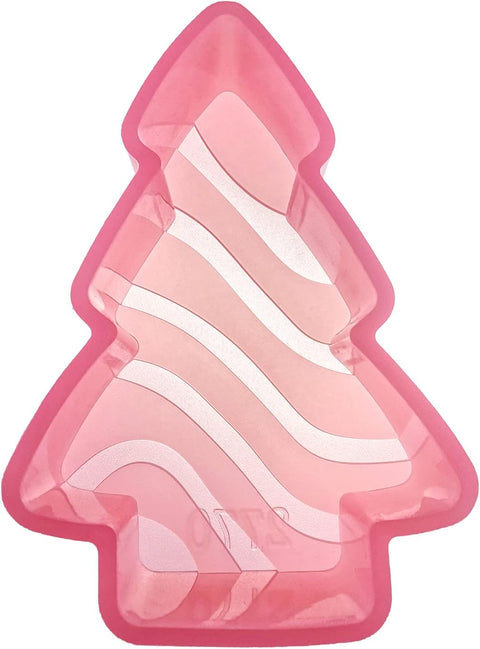 MM-108 Christmas Debbie Snake Cake Tree Silicone Freshie Mold