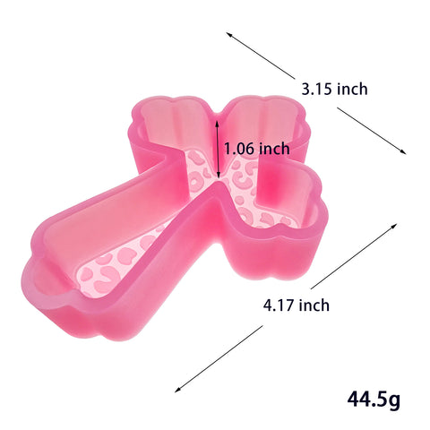 MJ-351 Leopard Cross Silicone Freshie Mold