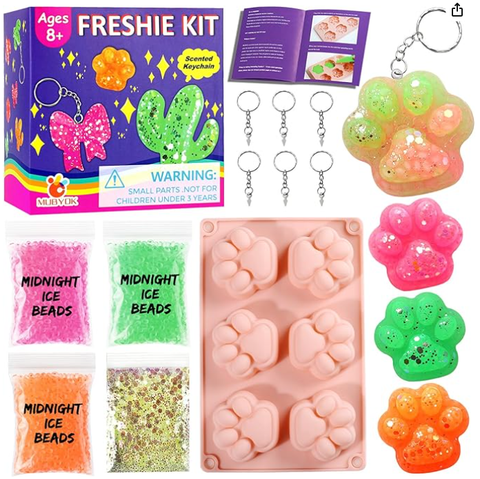 Freshie Beginner Starter Bundle – 3 Complete Kits (Bow + Cactus + Paw)