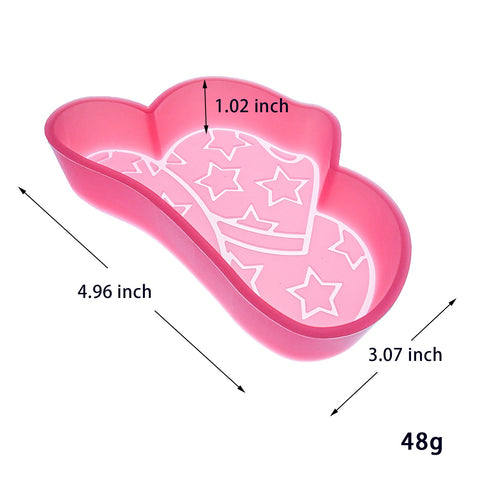 MJ-466 Star Cowboy Hat Silicone Freshie Mold