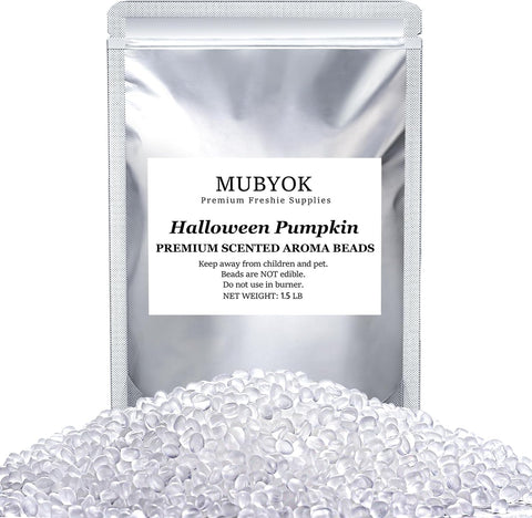 MUBYOK 1.5LB Halloween Pumpkin Premium Scented Aroma Beads