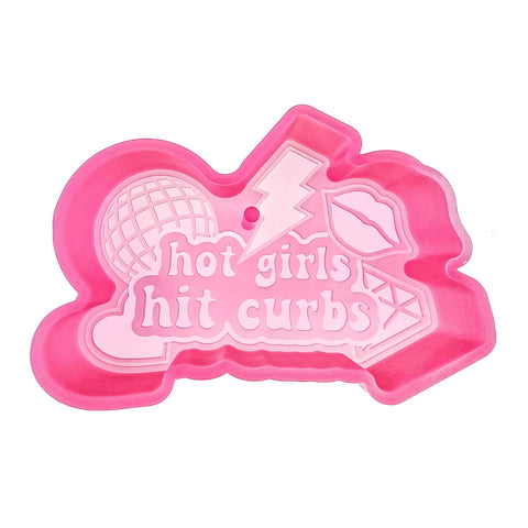 MJ-529 Hot Girls Hit Curbs Silicone Freshie Mold