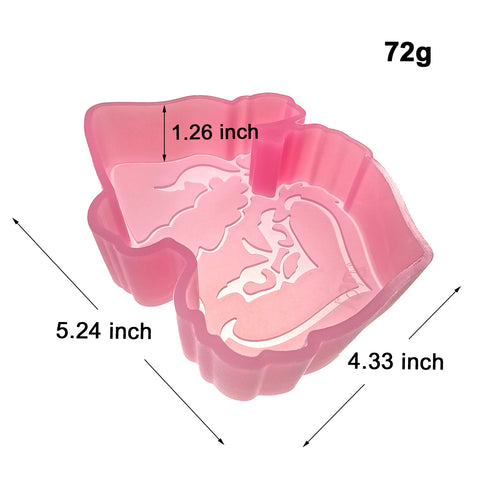 MJ-174 Christmas Grinch Silicone Freshie Mold