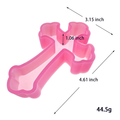 MJ-299 Fancy Cross Silicone Freshie Mold