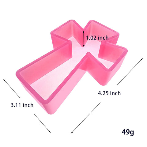 MJ-314 Cross Pendant Silicone Freshie Mold