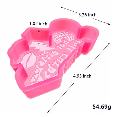 MJ-529 Hot Girls Hit Curbs Silicone Freshie Mold