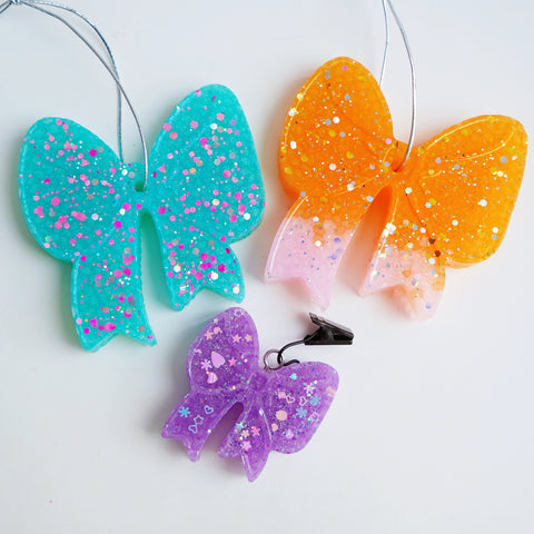Bow Car Freshie –Buy 2 Get 1 Free | Mixed Color Sets | Limited Quantities