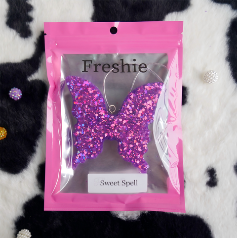 Purple Butterfly Car Freshie | Sweet Spell Scent| Free Shipping