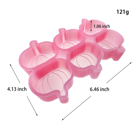 MJ-95 6-Cavity Pumpkin Halloween Silicone Freshie Mold