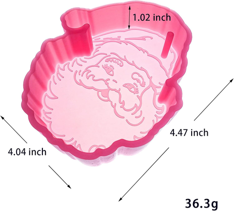 MM-144 Christmas Smile Santa Claus Silicone Freshie Mold